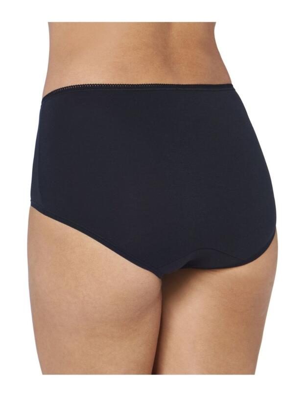 10167191 Sloggi 24/7 Cotton Midi Brief 3 Pack - 10167191 Black