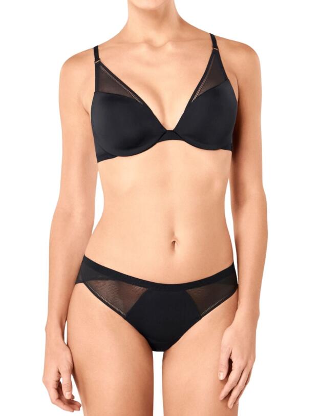 10189957 Sloggi S Symmetry Underwired Push-Up Bra - 10189957 Black