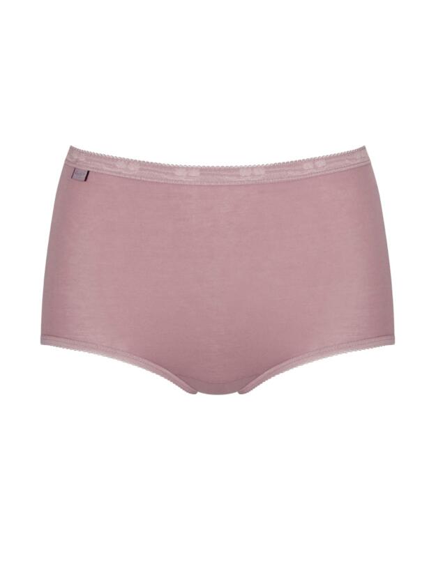 10103326 Sloggi Basic+ Maxi Brief 4 Pack - 10103326 Lilac/Dark Combination