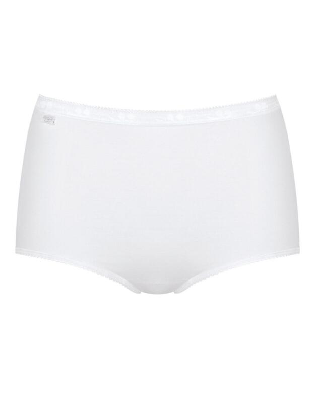 10103326 Sloggi Basic+ Maxi Brief 4 Pack - 10103326 Lilac/Dark Combination