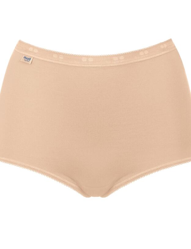 10105593 Sloggi Basic+ Maxi Brief 3 Pack - 10105593 White/Dark Combination