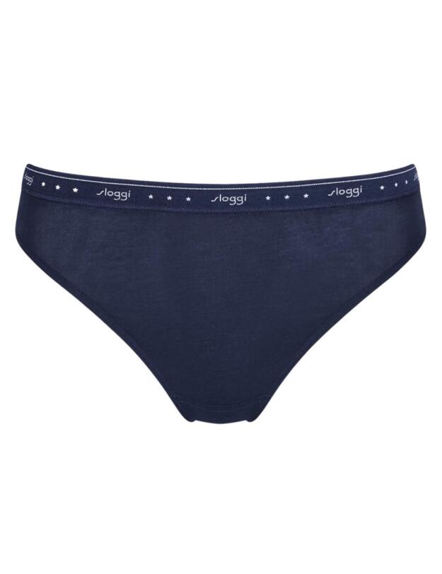 10198072 Sloggi 24/7 100 Tai Brief 2 Pack - 10198072 Blue/Light Combination