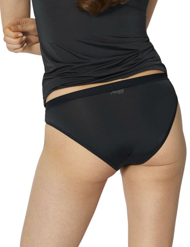 10205224 Sloggi Wow Comfort Tai Brief - 10205224 Black