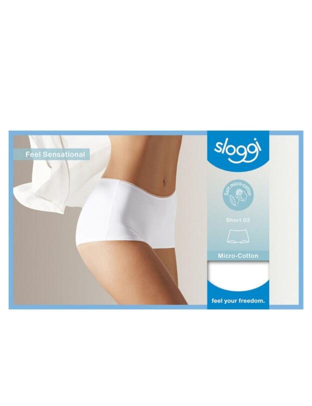 10151218 Sloggi Feel Sensational Short Brief - 10151218 White