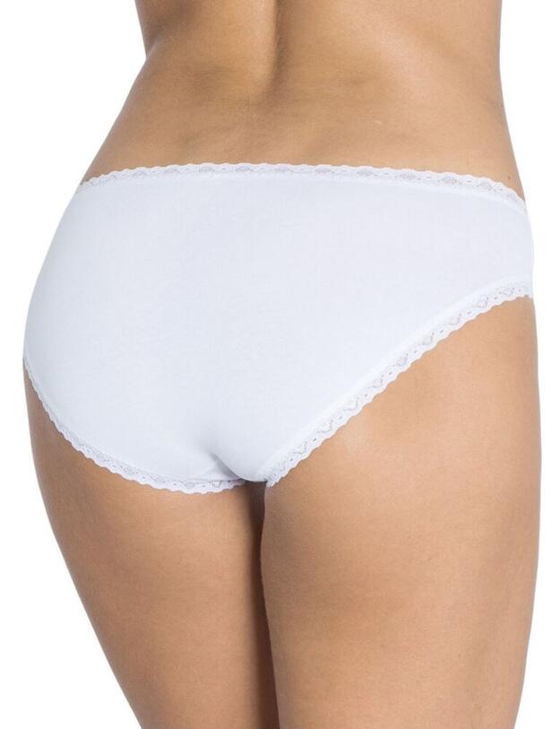 10167199 Sloggi 24/7 Cotton Lace Tai Brief 3 Pack - 10167199 White