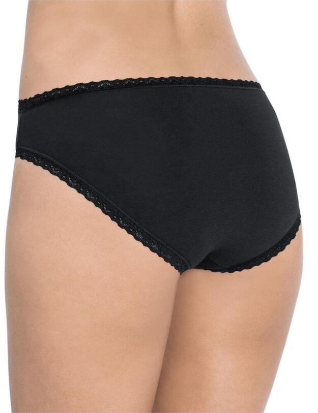 10167199 Sloggi 24/7 Cotton Lace Tai Brief 3 Pack - 10167199 Black