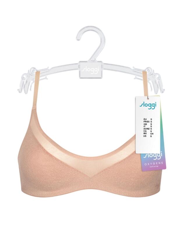 10205270 Sloggi Oxygene Infinite T Shirt Bra - 10205270 Peanut Butter