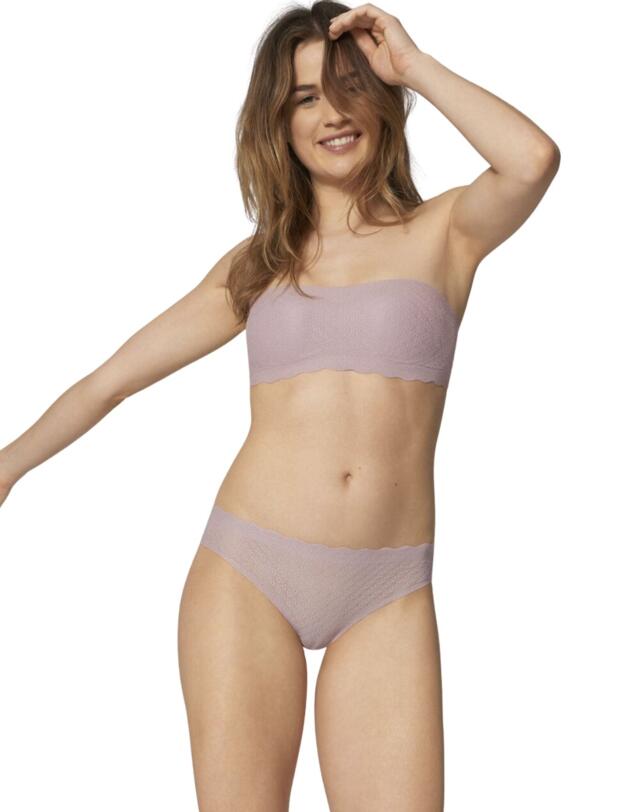 10202036 Sloggi Zero Feel Padded Lace Strapless Bra - 10202036 Lilac Orchidee