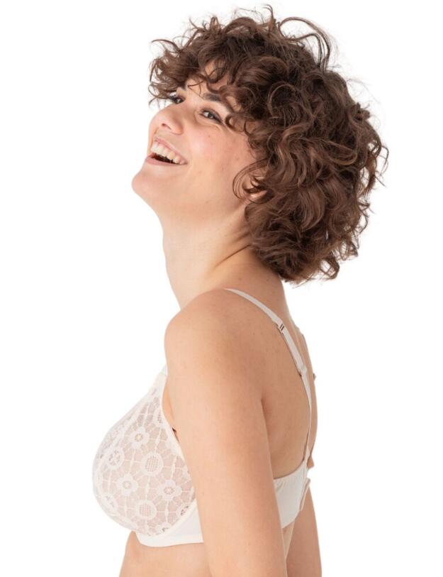 21337 Maison Lejaby Daphne Underwired Bra - 21337 Milk