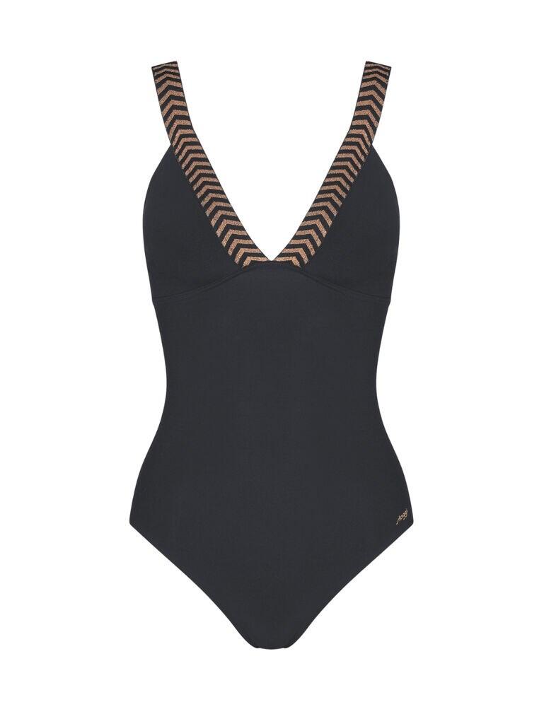 10207633 Sloggi Women Shore Mili Atoll One Piece Swimsuit - 10207633 Black