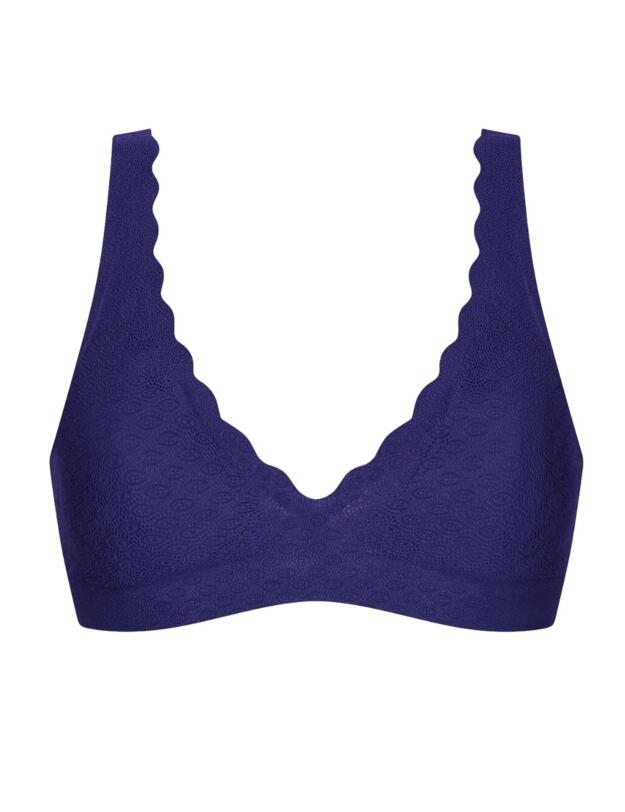 10201957 Sloggi Zero Feel Lace Bralette - 10201957 Blue Ink