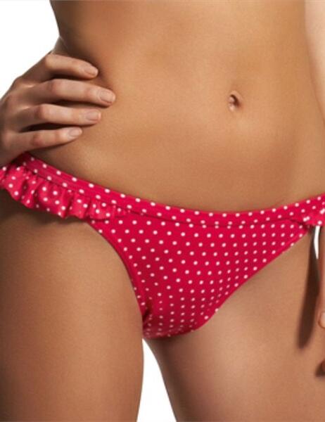 3022 Freya Pier Rio Bikini Brief Red  - 3022 Red Polka Dot