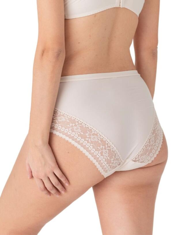 21364 Maison Lejaby Daphne High Waist Brief - 21364 Milk
