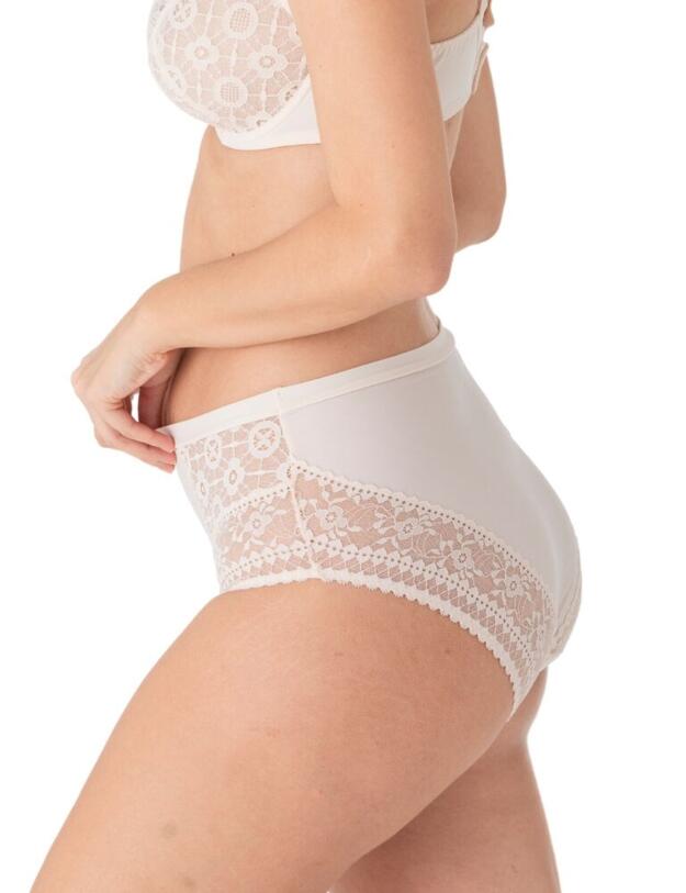 21364 Maison Lejaby Daphne High Waist Brief - 21364 Milk