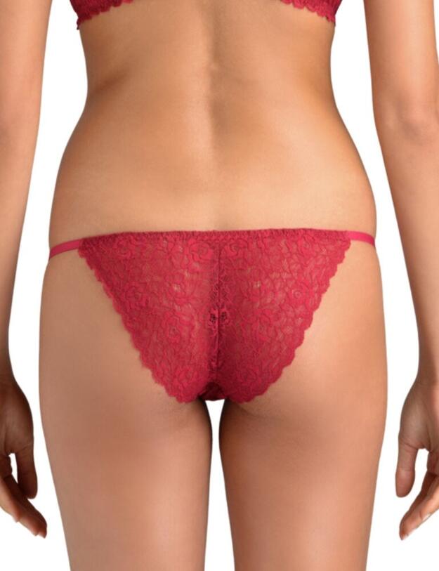 MYN-013-04 Muse by Coco De Mer Marilyn Brazilian Knicker - MYN-013-04 Raspberry