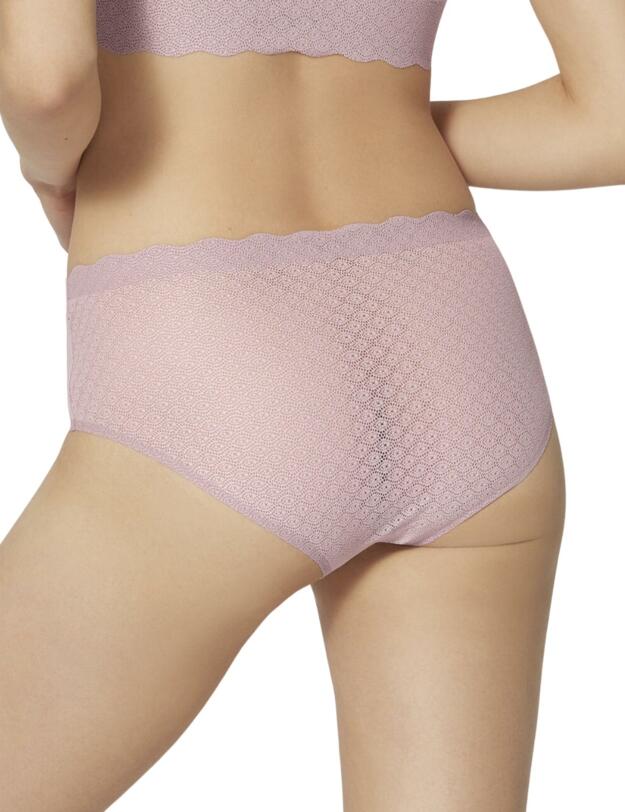 10202035 Sloggi Zero Feel Lace High Waist Brief - 10202035 Lilac Orchidee