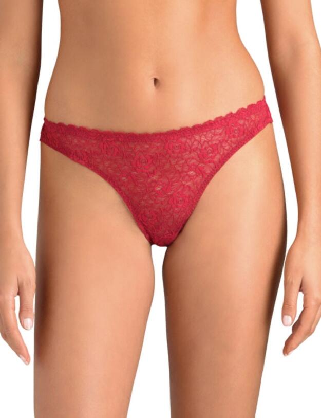 MYN-014-04 Muse by Coco De Mer Marilyn Open Thong - MYN-014-04 Raspberry