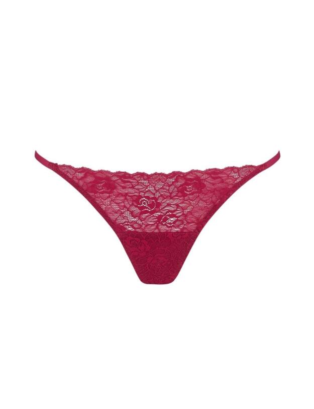 MYN-015-04 Muse by Coco De Mer Marilyn G String - MYN-015-04 Raspberry