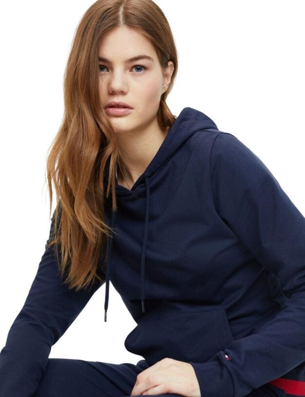 UW0UW01680 Tommy Hilfiger Hoodie - UW0UW01680 Navy Blazer