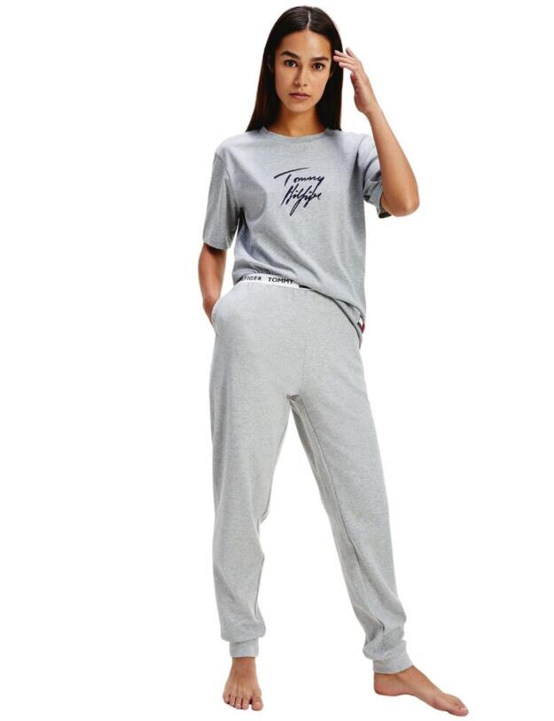 UW0UW02262 Tommy Hilfiger SS Logo T-Shirt - UW0UW02262 Grey Heather