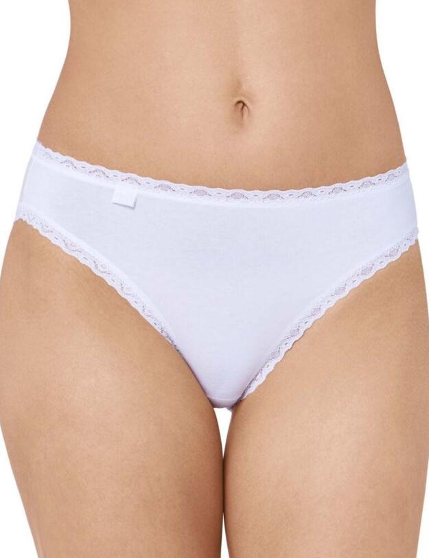 10167195 Sloggi 24/7 Cotton Lace Tai Brief  - 10167195 White