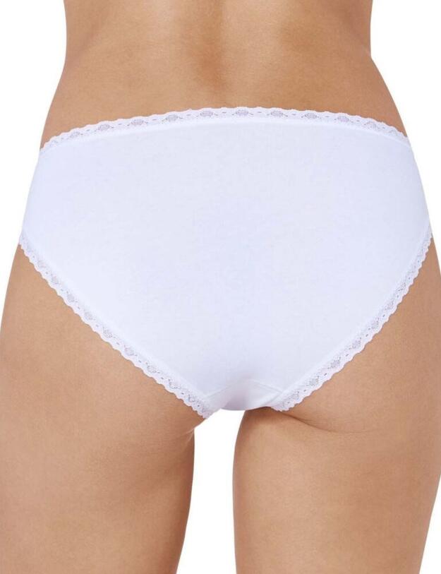 10167195 Sloggi 24/7 Cotton Lace Tai Brief  - 10167195 White