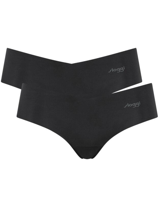 10198371 Sloggi Zero Microfibre Hipster Brief 2 Pack - 10198371 Black