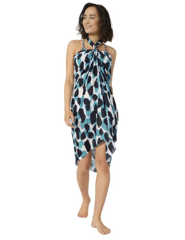10207706 Sloggi Women Shore Pareo - 10207706 Blue/Dark Combination