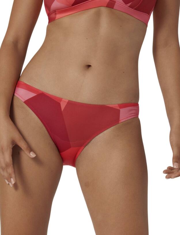10207652 Sloggi Women Shore Kiritimati Mini Brief - 10207652 Red/Light Combination