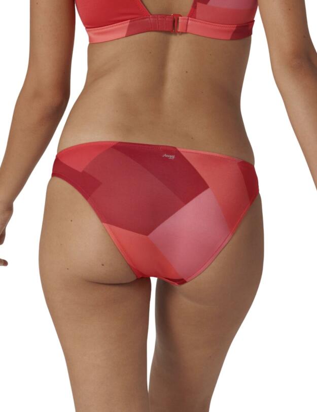 10207652 Sloggi Women Shore Kiritimati Mini Brief - 10207652 Red/Light Combination