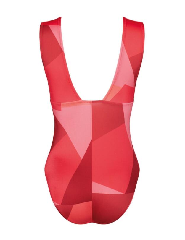 10207638 Sloggi Women Shore Kiritimati One Piece - 10207638 Red/Light Combination