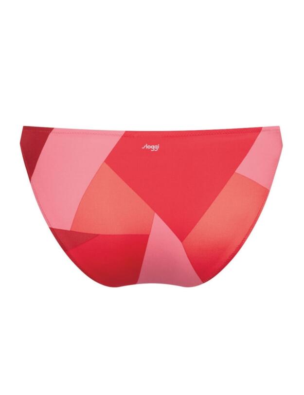 10207639 Sloggi Women Shore Kiritimati Tanga Bikini Brief  - 10207639 Red/Light Combination