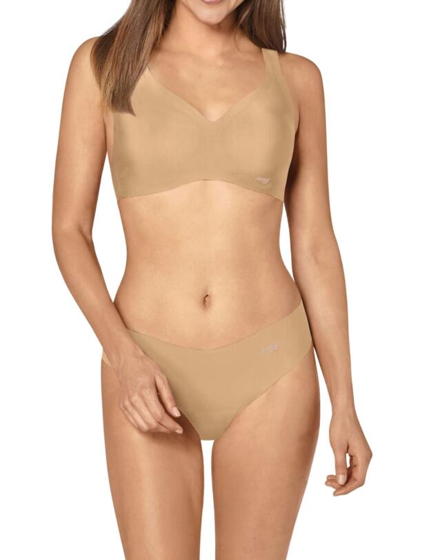 10198407 Sloggi Zero Microfibre Hipstring Brief 2 Pack - 10198407 Skin/Dark Combination
