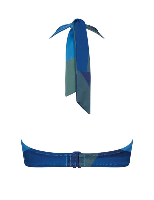 10207669 Sloggi Women Shore Kiritimati Triangle Bikini Top - 10207669 Blue/Dark Combination