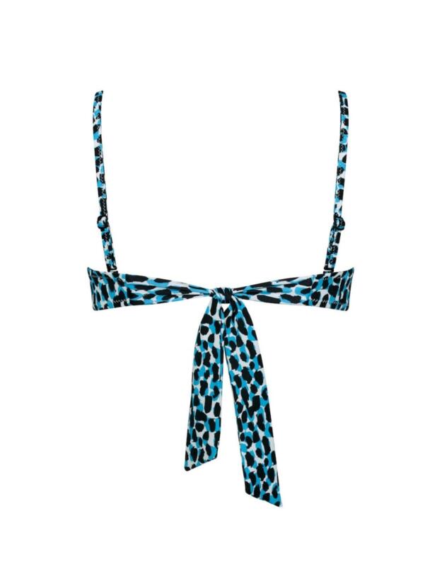 10207685 Sloggi Women Shore Koh Tachai Bandeau Bikini Top - 10207685 Blue/Dark Combination
