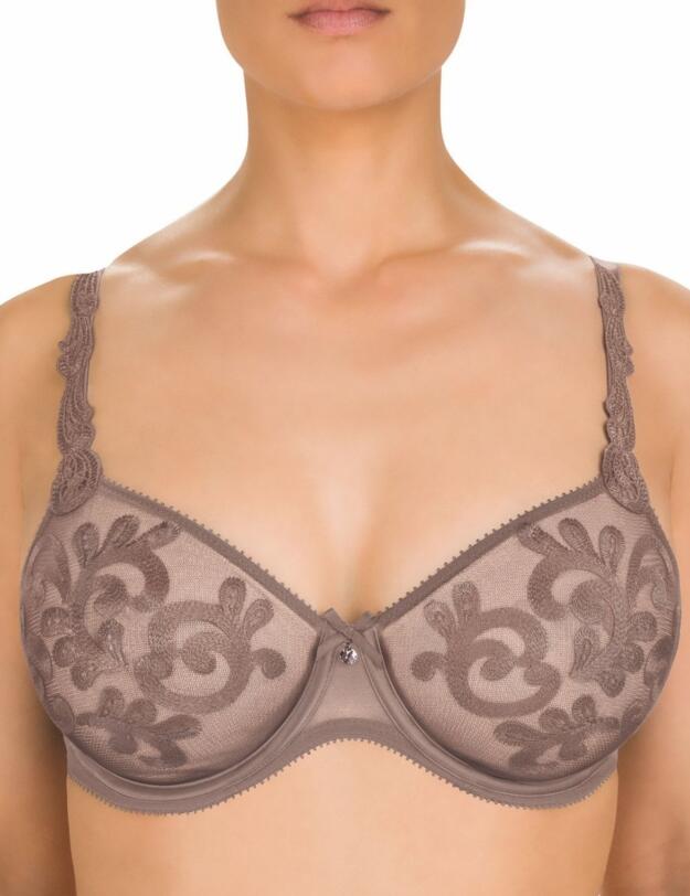 0802864 Felina Sparkle Underwired Bra - 802864 Warm Grey