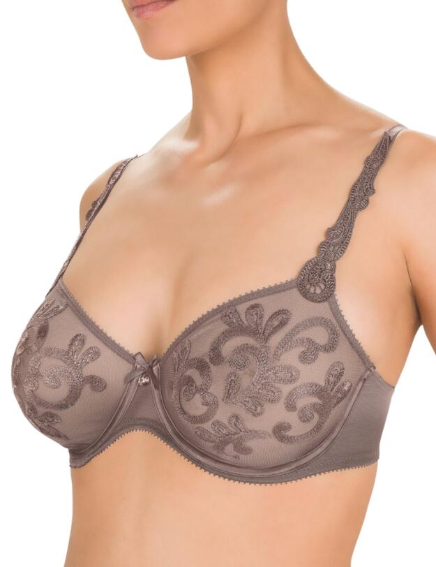 0802864 Felina Sparkle Underwired Bra - 802864 Warm Grey