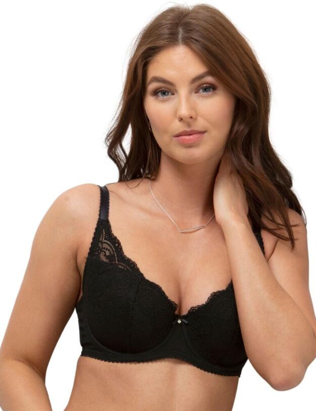 182304 Charnos Opera Padded Balcony Bra - 182304 Black