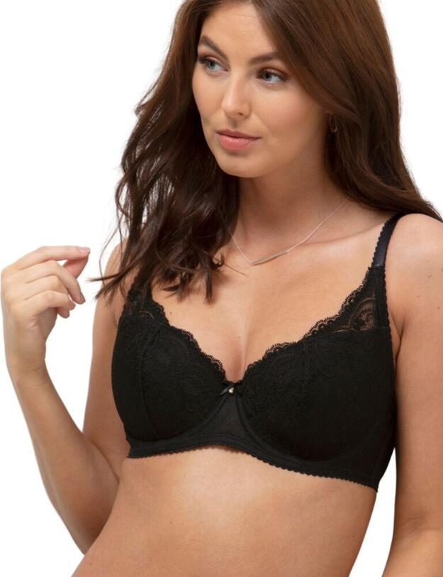 182304 Charnos Opera Padded Balcony Bra - 182304 Black