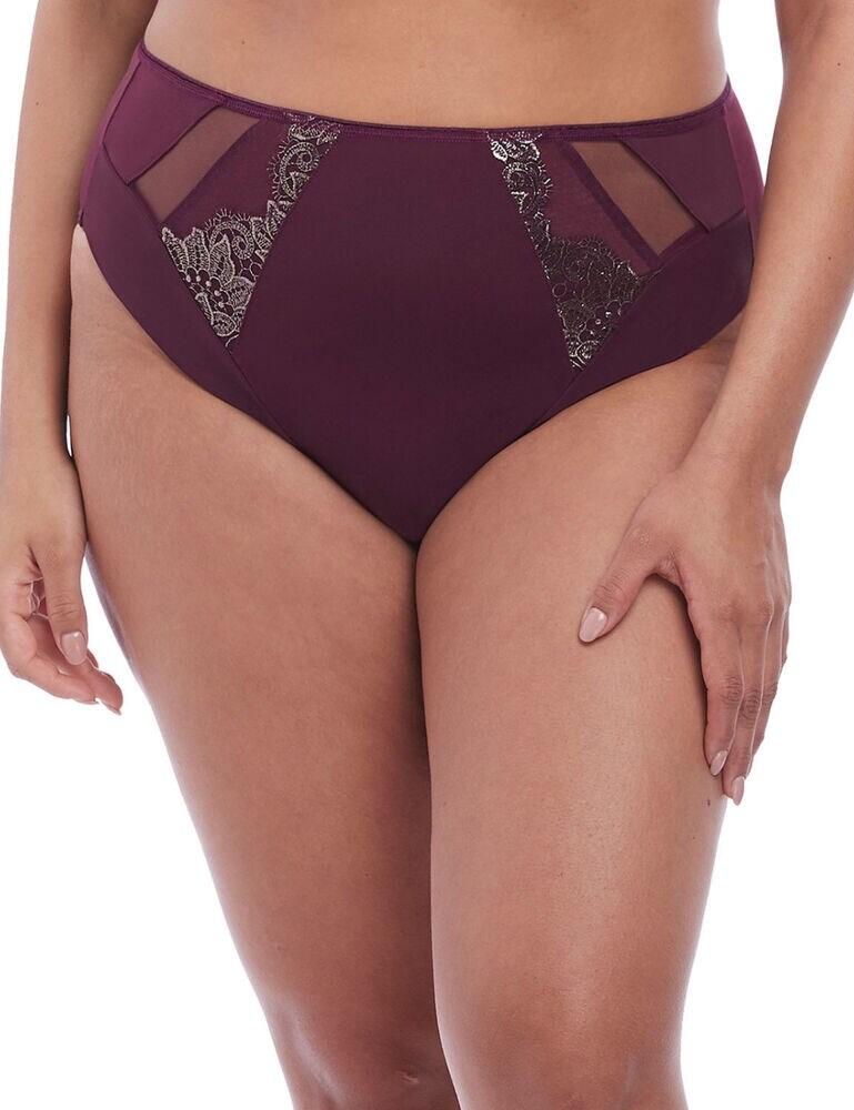 Elomi Eugenie High Leg Brief in Gilded Berry 