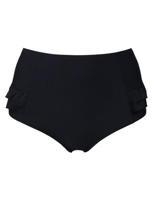 Pour Moi Splash High Waisted Control Bikini Brief in Black