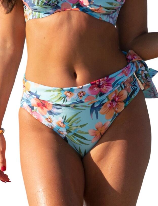 Pour Moi Heatwave Fold Over Tie Brief Tahiti