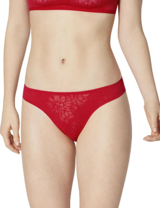 Triumph Fit Smart Tai Brief in Campari