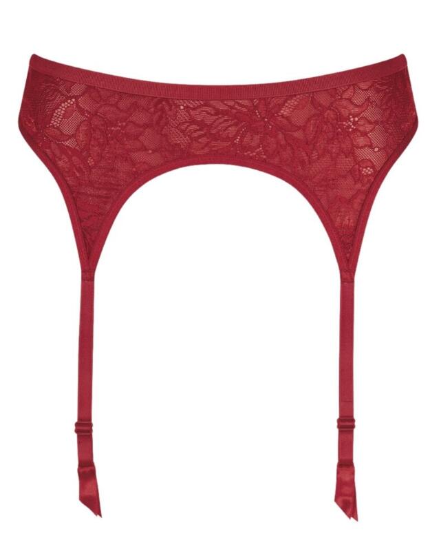 Triumph Amourette Charm Suspender Belt in Spicy Red