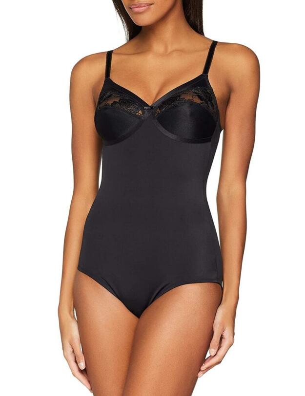 Triumph Modern Posy Bodysuit in Black