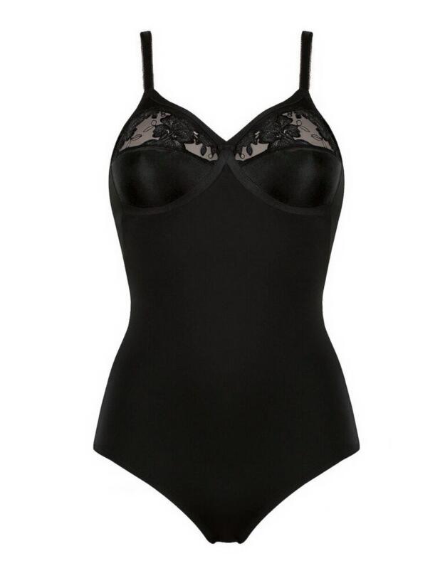 Triumph Modern Posy Bodysuit in Black