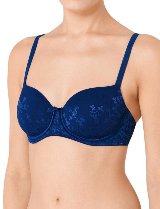 Triumph Body Make-Up Blossom Padded Bra in Deep Water