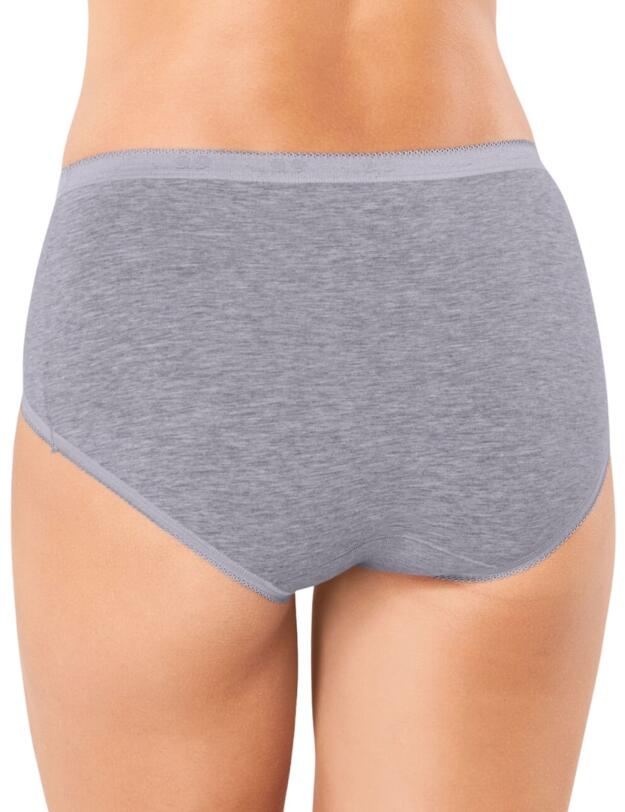 Sloggi Basic+ Midi Brief in Grey Combination