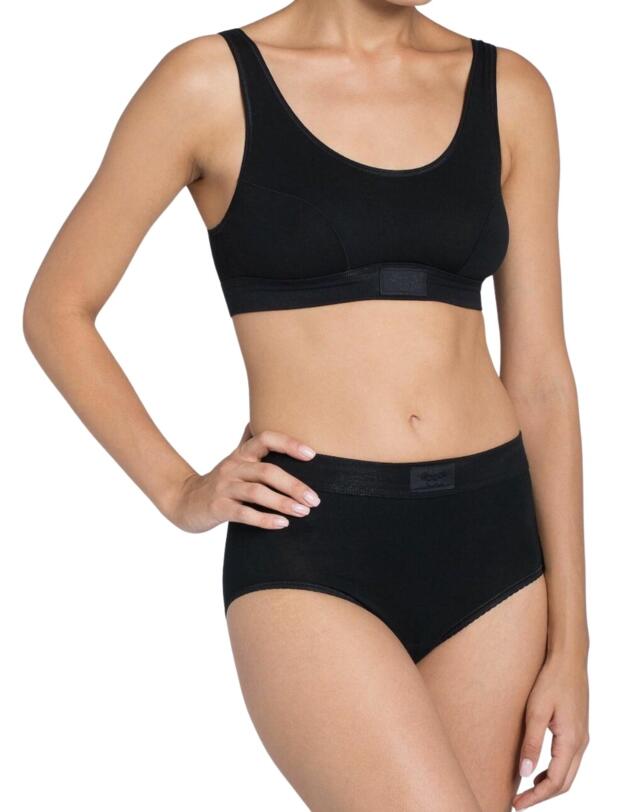 Sloggi Double Comfort Maxi Brief in Black
