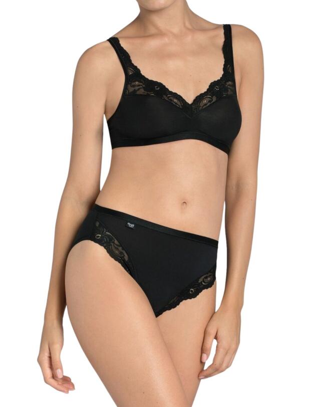 Sloggi Romance Tai Brief in Black